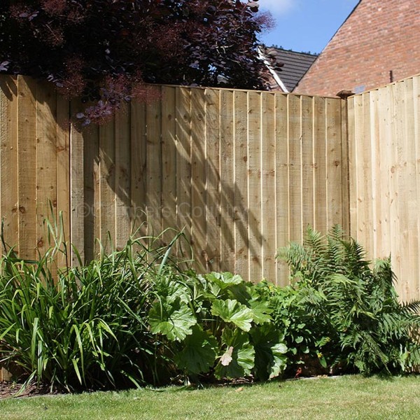 Feather Edge Fence Panel Pressure Treated FF 6' x 6' Cambers Country